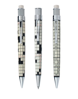 Retro 51 Crossword & Soduku Pen & Pencils